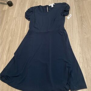 Amazon Essentials Dark Blue Midi Dress